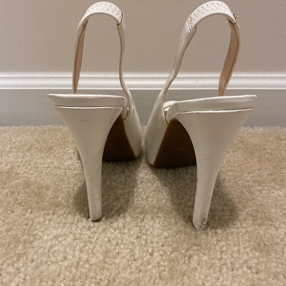 Guess white heels 6.5 - Picture 5 of 7